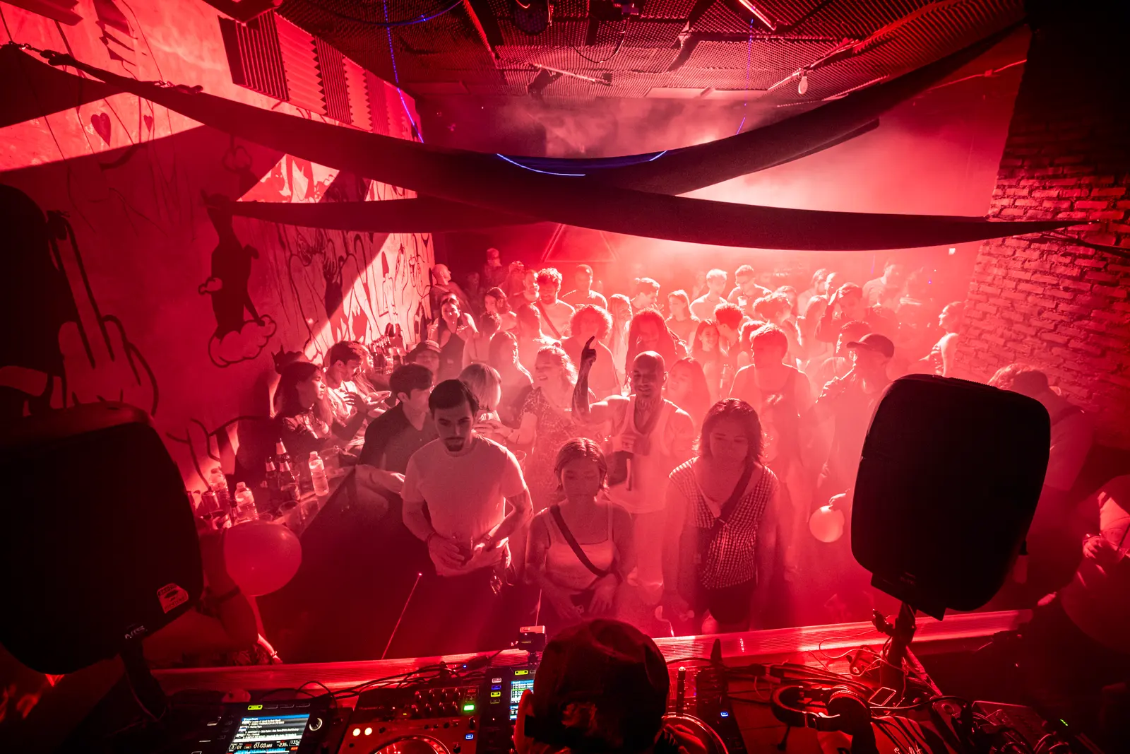 Club lighting and stage detail